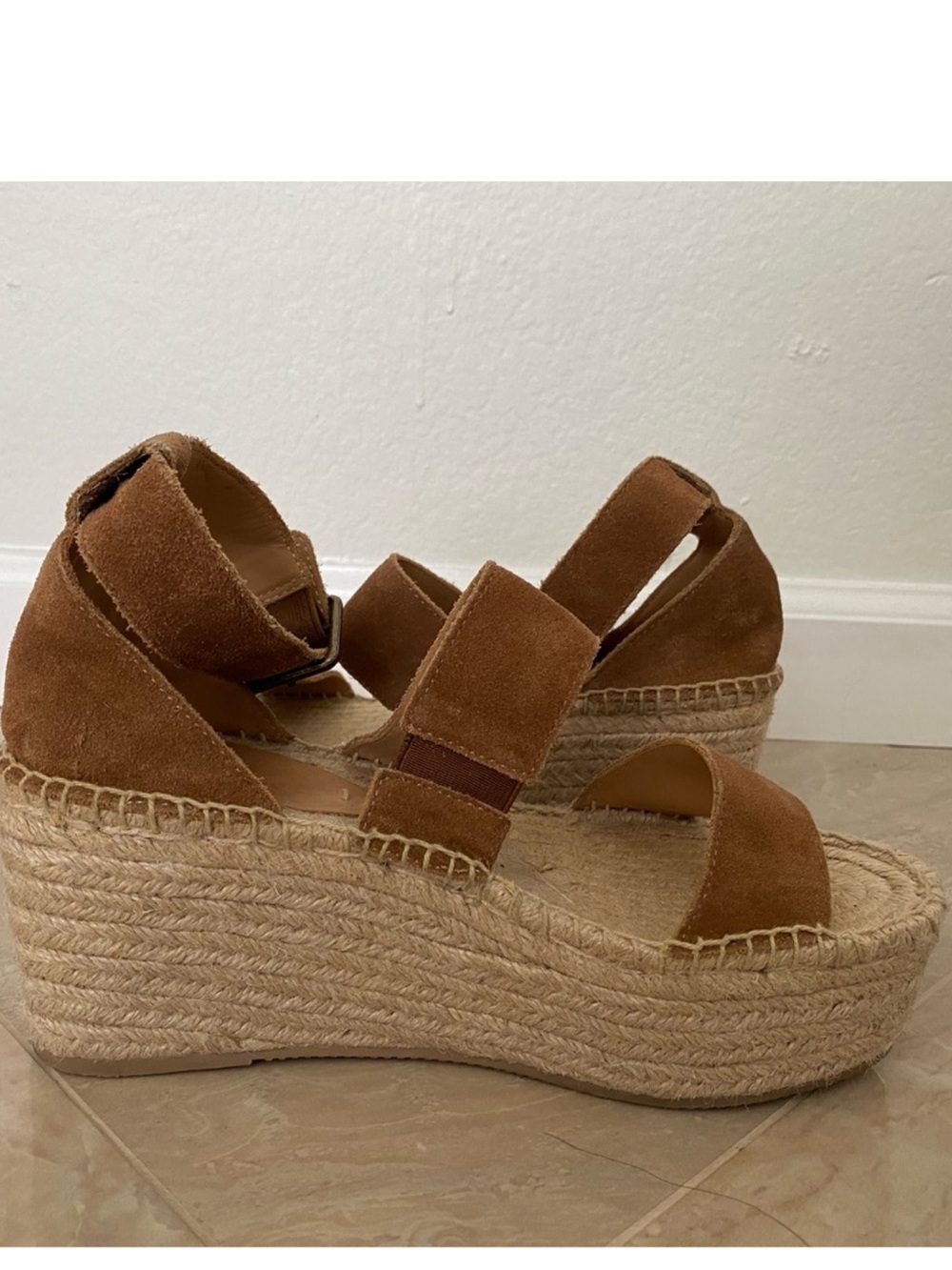 Soludos Palma platform sandal in walnut